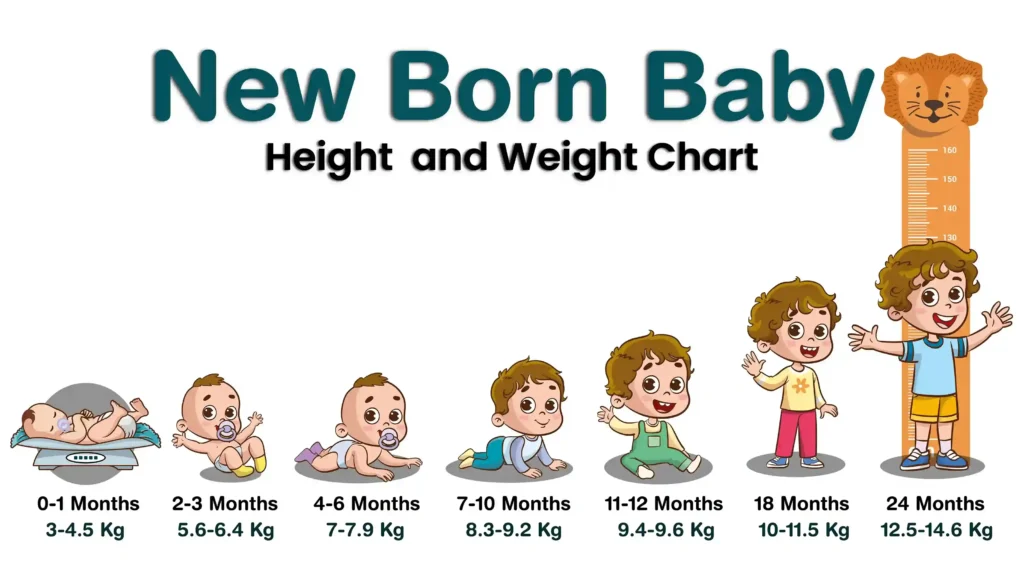 newborn baby height and weight chart