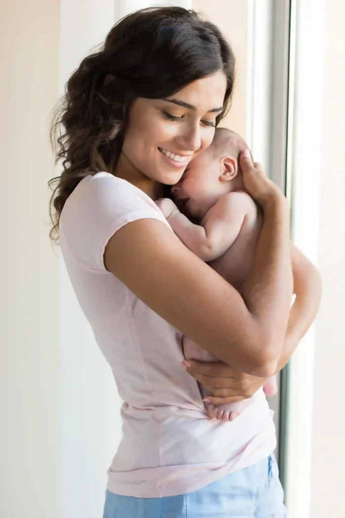How to burp a sleeping baby